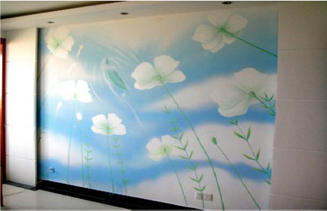 凤凰画墙绘怎么画好白云的蓬松感？