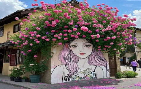 凤凰怎么设计网红打卡墙绘