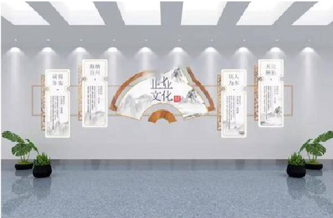 凤凰企业文化墙设计的核心要素。