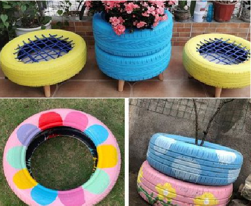 凤凰墙体彩绘-变废为宝