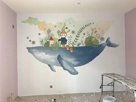 凤凰手绘墙的特点及优势。