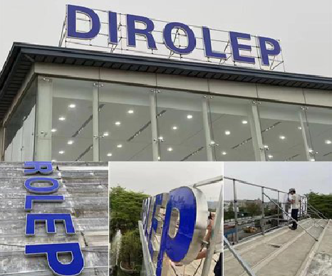 凤凰楼顶发光字安装的注意事项。